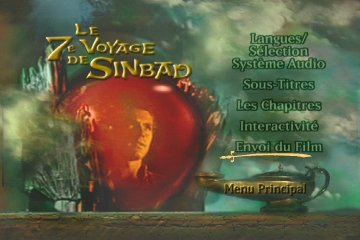 Menu 1 : SEPTIEME VOYAGE DE SINBAD, LE (SEVENTH VOYAGE OF SINBAD)