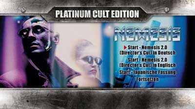 Menu 1 : NEMESIS (BLU-RAY)