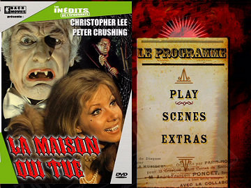 Menu 1 : MAISON QUI TUE, LA (THE HOUSE THAT DRIPPED BLOOD)