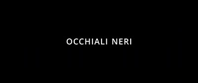 Header Critique : Occhiali neri