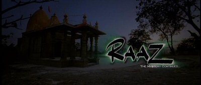 Header Critique : RAAZ : LE MYSTERE CONTINUE... (RAAZ : THE MYSTERY CONTINUES)