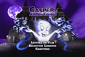 Menu 1 : CASPER : L'APPRENTI FANTOME (CASPER : A SPIRITED BEGINNING)