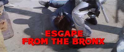 Header Critique : ESCAPE FROM THE BRONX (LES GUERRIERS DU BRONX 2)