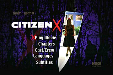 Menu 1 : CITIZEN X