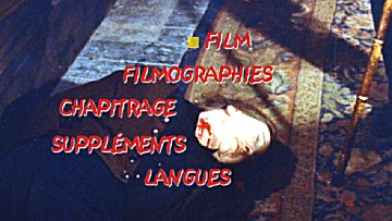Menu 1 : CRIMES AU MUSEE DES HORREURS (HORRORS OF THE BLACK MUSEUM)