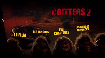 Menu 1 : CRITTERS 2