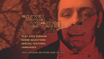Menu 1 : DR. JEKYLL AND MR. HYDE (1931)