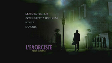 Menu 1 : EXORCISTE : VERSION 2001, L' (THE EXORCIST : THE VERSION YOU'VE NEVER SEEN)