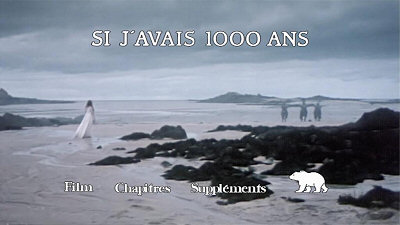 Menu 1 : SI J'AVAIS 1000 ANS