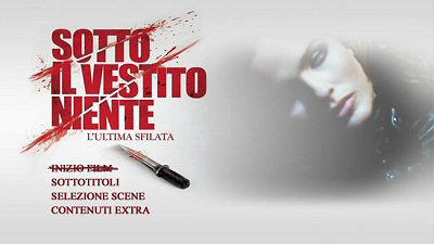 Menu 1 : SOTTO IL VESTITO NIENTE : L'ULTIMA SFILATA