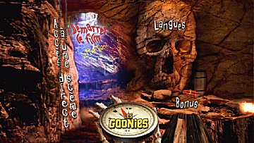 Menu 1 : GOONIES, LES (THE GOONIES)