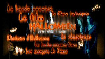 Menu 1 : HALLOWEEN 20 ANS APRES (HALLOWEEN H20 : 20 YEARS LATER)