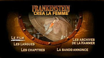 Menu 1 : FRANKENSTEIN CREA LA FEMME (FRANKENSTEIN CREATED WOMAN)