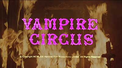 Header Critique : CIRQUE DES VAMPIRES, LE (BLU-RAY)