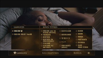 Menu 1 : JE SUIS UNE LEGENDE (I AM LEGEND)