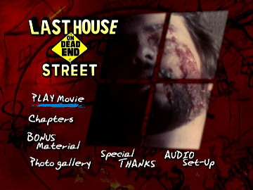 Menu 1 : LAST HOUSE ON DEAD END STREET, THE  (BARREL EDITION)