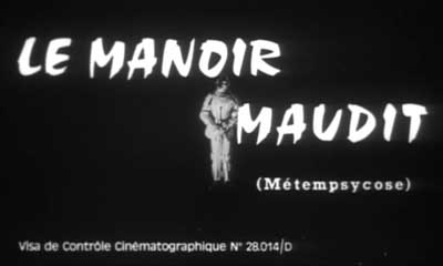 Header Critique : MANOIR MAUDIT, LE (METEMPSYCHO)
