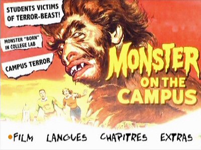 Menu 1 : MONSTER ON THE CAMPUS (LE MONSTRE DES ABIMES)