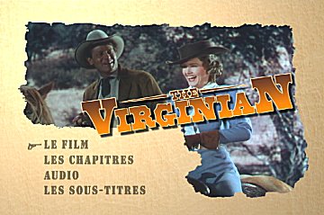 Menu 1 : TRAITRE DU FAR WEST, LE (THE VIRGINIAN)