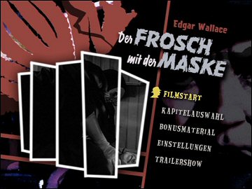 Menu 1 : FROSCH MIT DER MASKE, DER (LA GRENOUILLE ATTAQUE SCOTLAND YARD)