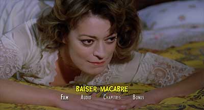 Menu 1 : BAISER MACABRE (MACABRO)