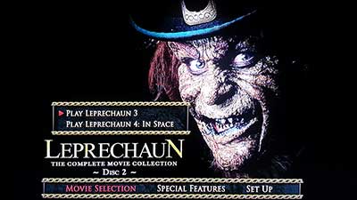 Menu 1 : LEPRECHAUN 3 (LEPRECHAUN A LAS VEGAS)