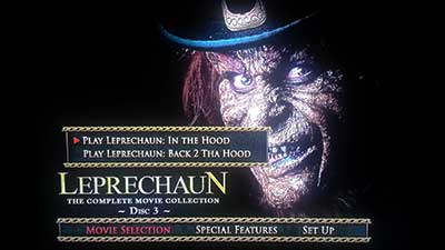 Menu 1 : LEPRECHAUN IN THE HOOD (LEPRECHAUN 5 : LA MALEDICTION)