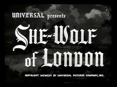 Header Critique : SHE WOLF OF LONDON