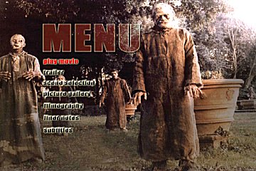 Menu 1 : ZOMBIE 3 (LE MANOIR DE LA TERREUR)