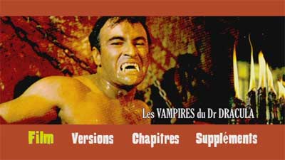 Menu 1 : VAMPIRES DU DOCTEUR DRACULA, LES (LA MARCA DEL HOMBRE LOBO)