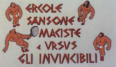 Header Critique : GRAND DEFI, LE (ERCOLE, SANSONE, MACISTE E URSUS GLI INVINCIBILI)