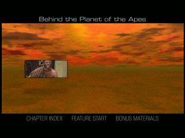Menu 1 : BEHIND THE PLANET OF THE APES