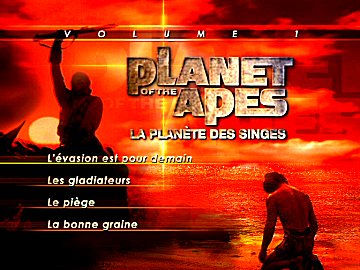 Menu 1 : PLANETE DES SINGES, LA (SERIE)