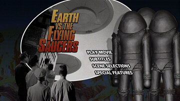 Menu 1 : EARTH VS. THE FLYING SAUCERS (LES SOUCOUPES VOLANTES ATTAQUENT)