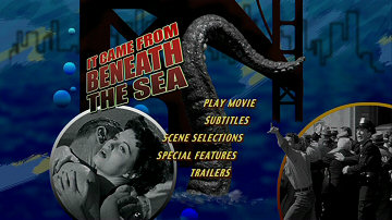 Menu 1 : IT CAME FROM BENEATH THE SEA (LE MONSTRE VIENT DE LA MER)