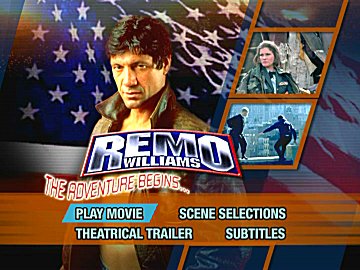 Menu 1 : REMO WILLIAMS : THE ADVENTURE BEGINS (REMO WILLIAMS : SANS ARME ET DANGEREUX)