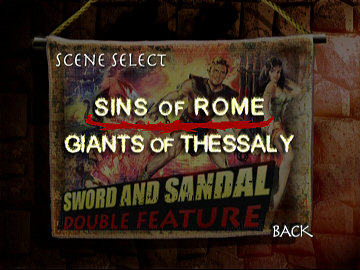 Menu 1 : SWORD AND SANDAL : SINS OF ROME (SPARTACUS)