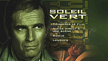 Menu 1 : SOLEIL VERT (SOYLENT GREEN)