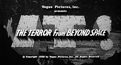 Header Critique : FUSÉE DE L'ÉPOUVANTE, LA (IT! THE TERROR FROM BEYOND SPACE)