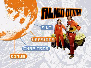 Menu 1 : COSMOS 1999 : LES FILMS (ALIEN ATTACK & COSMIC PRINCESS)