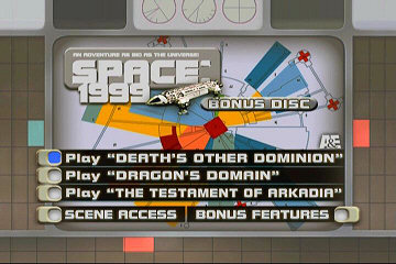 Menu 1 : SPACE 1999 : BONUS DISC