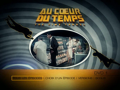 Menu 1 : AU COEUR DU TEMPS : THE TIME TUNNEL - VOLUME 1