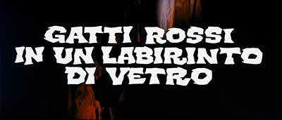 Header Critique : CHATS ROUGES DANS UN LABYRINTHE DE VERRE (GATTI ROSSI IN UN LABIRINTO DI VETRO)