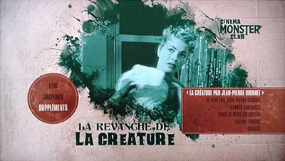 Menu 1 : REVANCHE DE LA CREATURE, LA (REVENGE OF THE CREATURE)