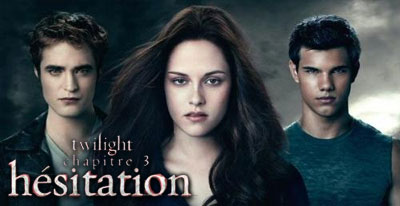 Header Critique : TWILIGHT : CHAPITRE 3 - HESITATION (THE TWILIGHT SAGA : ECLIPSE)