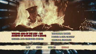 Menu 1 : MANIAC COP 3 : BADGE OF SILENCE