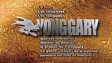 Menu 1 : YONGGARY