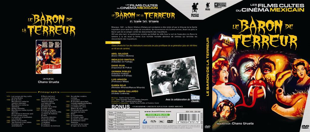 EL BARON DEL TERROR DVD Zone 2 (France) 