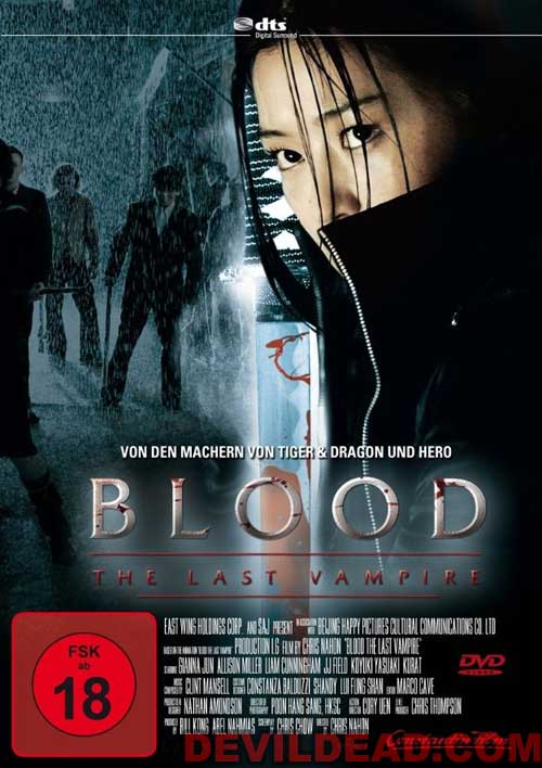 BLOOD : THE LAST VAMPIRE DVD Zone 2 (Allemagne) 