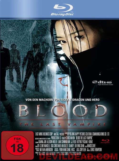 BLOOD : THE LAST VAMPIRE Blu-ray Zone B (Allemagne) 